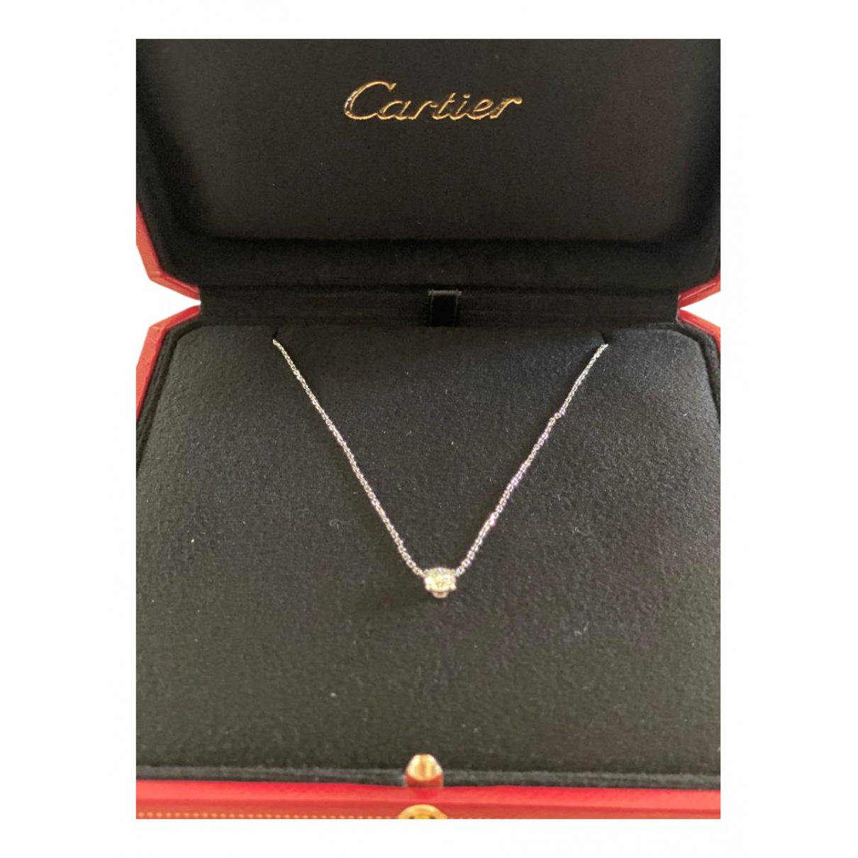 1895 white gold necklace Cartier Silver 